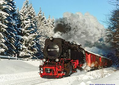 Harzer Schmalspurbahn Winter